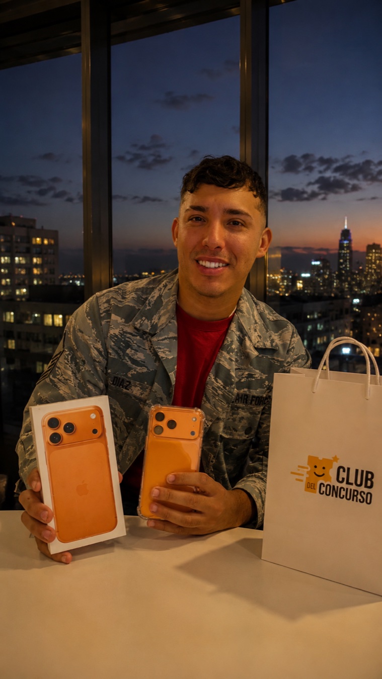 Mateo G. ganó iPhone 17 Pro